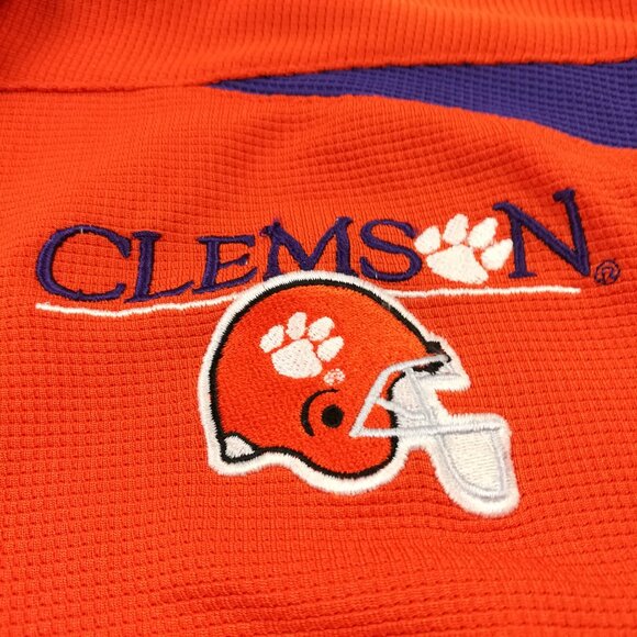 Vintage 2006 Clemson Tigers Football Polo Shirt Nike Authentic Mens Large - Picture 3 of 11